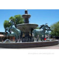 bronze fountain with horse statues for sale